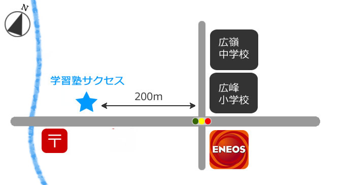 学習塾サクセス 地図